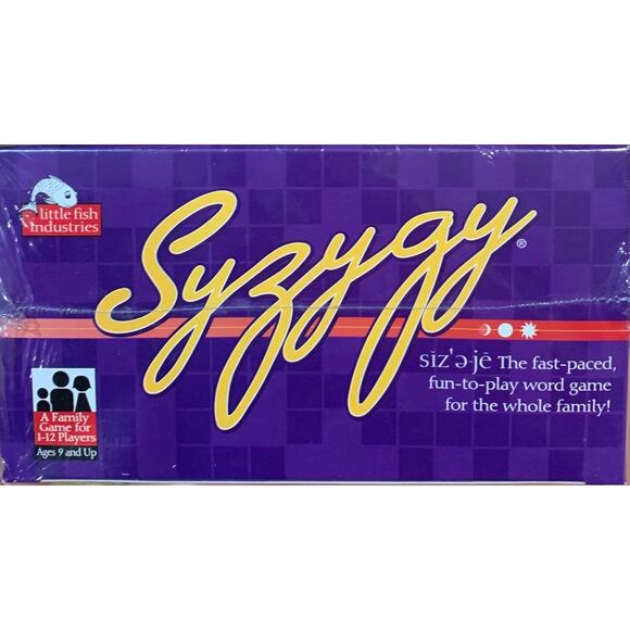Syzygy NEW Word Game Complete and Sealed Family Party up to 12 Players Age 9 + - Picture 3 of 4